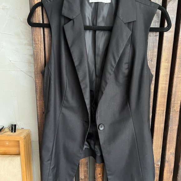 Only Jackets & Blazers - Black Waistcoat (S)